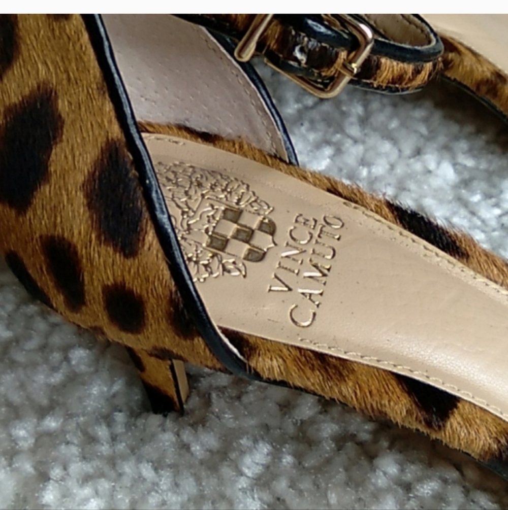 VINCE CAMUTO CALF HAIR Sebatini Heels Size 9.5 - Picture 9 of 15